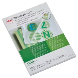   GBC Meleglamináló fólia, 75 mikron, A4, fényes, GBC (100db)