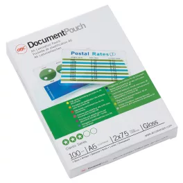   GBC Meleglamináló fólia, 75 mikron, A6, fényes, GBC (100db)