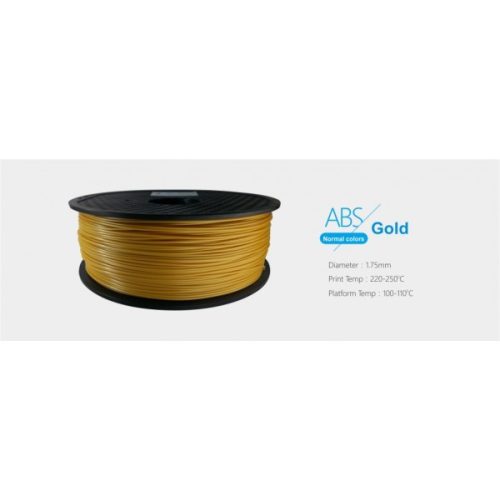 3D FILAMENT 1,75mm ABS Arany (1kg-os tekercs)