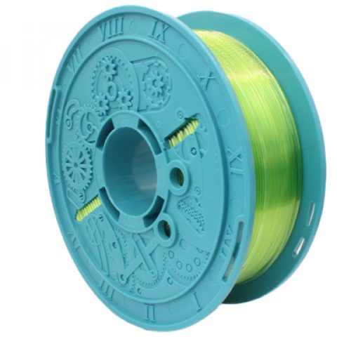 3D filament 1,75mm ABS zöld átlátszó színű