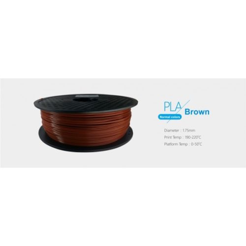 3D FILAMENT 1,75mm PLA Barna /1 kg-os tekercs/