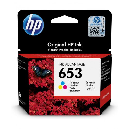 HP 3YM74AE Tintapatron Color 200 oldal kapacitás No.653 Akciós