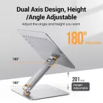 UGREEN Adjustable laptoptartó Silver LP339