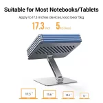 UGREEN Adjustable laptoptartó Silver LP339
