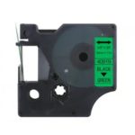 Utángyártott  DYMO D1 40919 9mm x 7m zöld-fekete #S0720740