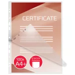 GBC Meleglamináló fólia, 75 mikron, A4+, fényes, lefűzhető, 100db