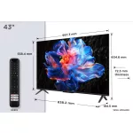 TCL 43" 43V6C LED 109cm 4K UHD Google TV
