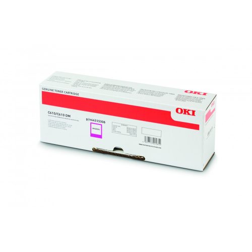 OKI C610 Toner Magenta 6000 oldalra