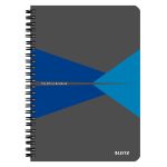 Leitz Office spirálfüzet karton borítóval, A5, vonalas, kék