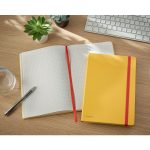 Leitz COSY Soft touch jegyzetfüzet (B5), meleg sárga, kockás