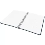 Leitz COSY Soft touch spirálfüzet (B5), bársony szürke, kockás