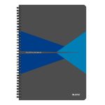 Leitz Office spirálfüzet PP borítóval, A4, vonalas, kék