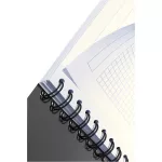 Leitz Office spirálfüzet PP borítóval, A5, kockás, zöld