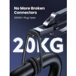 UGREEN USB-C - USB-C PD gyorstöltés kábel Space szürke 3 m L512