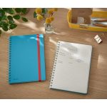 Leitz COSY Soft touch spirálfüzet (B5), nyugodt kék, vonalas