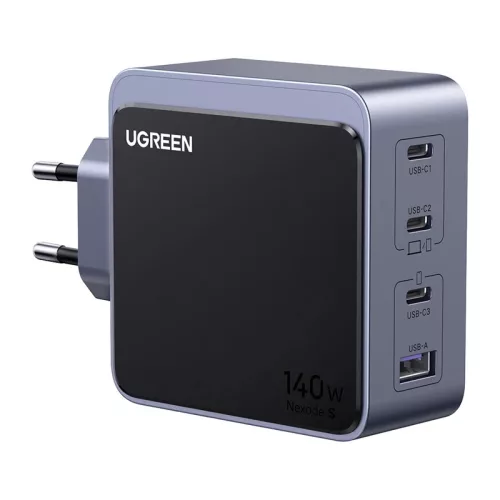 UGREEN 140W 4 portos GaN gyorstöltő EU X570