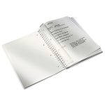 Leitz WOW spirálfüzet, A4, vonalas, jégkék