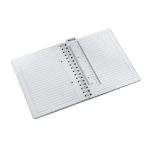 Leitz WOW spirálfüzet, A5, vonalas, fekete