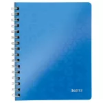 Leitz WOW spirálfüzet, A5, kockás, kék