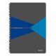 Leitz Office spirálfüzet karton borítóval, A4, vonalas, kék