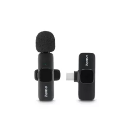   Hama "Smart Wireless"" vezeték nélküli csiptetős mikrofon mobiltelefonhoz, Hama