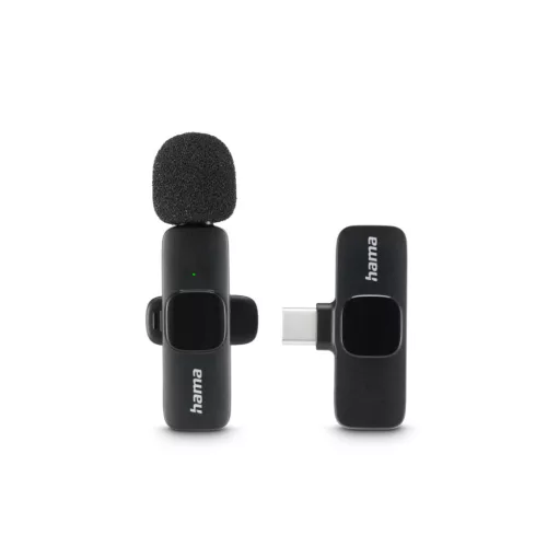 Hama "Smart Wireless"" vezeték nélküli csiptetős mikrofon mobiltelefonhoz, Hama