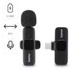 Hama "Smart Wireless"" vezeték nélküli csiptetős mikrofon mobiltelefonhoz, Hama