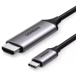 UGREEN USB-C - HDMI apa - apa kábel alumínium ház 1.5 m szürke fekete MM142