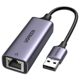   UGREEN USB - RJ45 Ethernet adapter alumínium ház Space szürke CM209