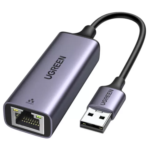 UGREEN USB - RJ45 Ethernet adapter alumínium ház Space szürke CM209