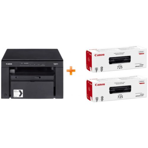 Canon i-SENSYS MF3010 mono lézer multifunkciós nyomtató fekete, Bundle modell (+2db Canon CRG725 toner)