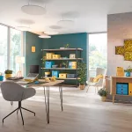 Leitz COSY Click&Store 3-fiókos irattároló, nyugodt kék