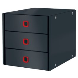   Leitz COSY Click&Store 3-fiókos irattároló, bársony szürke