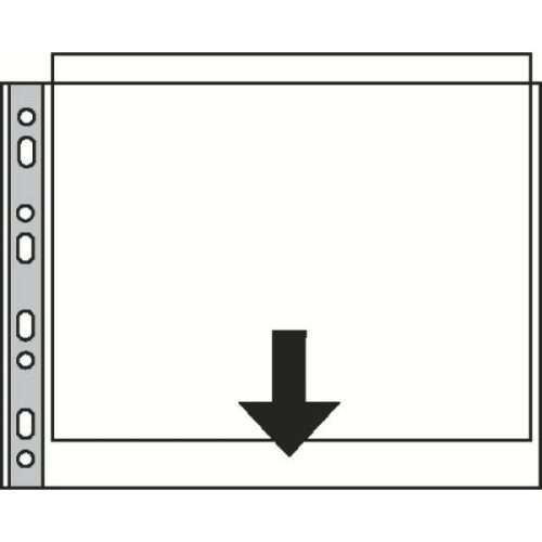 Esselte Lefűzhető tasak, A3, narancsos, 85 mikron (50db)