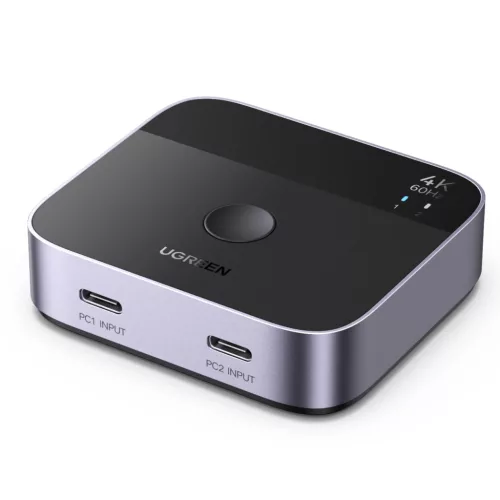 UGREEN USB-C kapcsoló 2 bemenet / 1 kimenet AW502