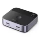 UGREEN USB-C kapcsoló 2 bemenet / 1 kimenet AW502