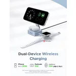 UGREEN 2 in 1 mágneses vezeték nélküli töltő W752