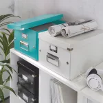 Leitz WOW Click&Store tárolódoboz M méret jégkék