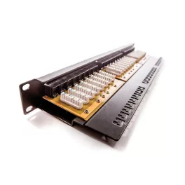   KELINE 606059 19 1U Giga KOMPAKT 24port Cat.6 RJ45/u árnyékolatlan patch panel