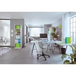 Leitz WOW Click&Store kocka doboz, L méret, kék