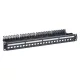 Legrand 632850 Linkeo C 19" 1U 24port moduláris fém üres patch panel kábeltartóval