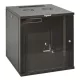 Legrand 646262 Linkeo 19"" 12U MAG:626 SZÉL:600 MÉLY:600 MAX:36kg üvegajtós lapraszerelt levehető oldallapos antracit fali rack szekrény