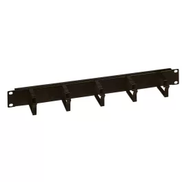   Legrand 646520 Linkeo 19" 1U vízszintes rendező panel 5x alumínium gyűrűs csavaros rögzítés átmenő kivágásokkal