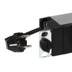 Legrand 646801 10" 1U 16A 230V 4x Schuko CEE7/7 csatlakozó biztonsági zsaluval 1m elosztósor