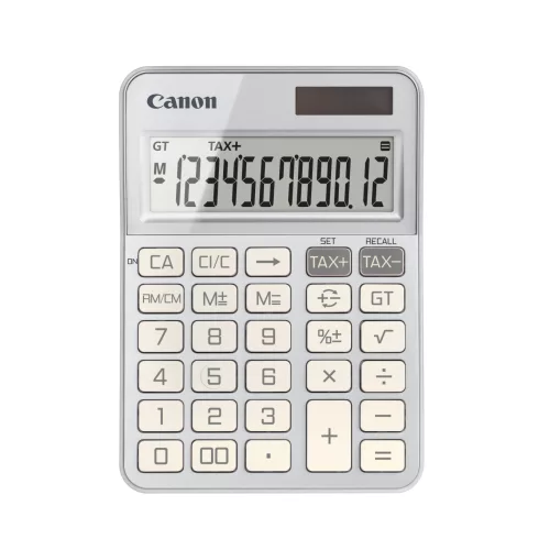 Canon KS-125KB--SL ezüst asztali számológép