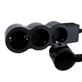 Legrand 694560 3m vezetékkel fekete 6x2P+F elosztósor