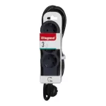 Legrand 694560 3m vezetékkel fekete 6x2P+F elosztósor