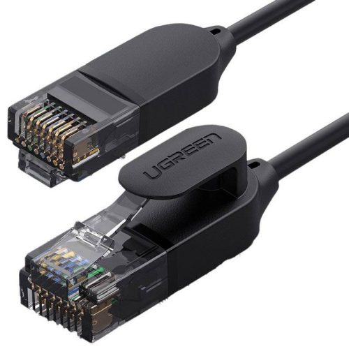 UGREEN CAT 6A tiszta réz Ethernet kábel OD2.8 1 m fekete NW122