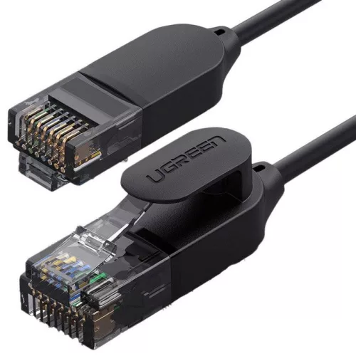 UGREEN CAT 6A tiszta réz Ethernet kábel OD2.8 1.5 m fekete NW122