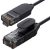 UGREEN CAT 6A tiszta réz Ethernet kábel OD2.8 3 m fekete NW122